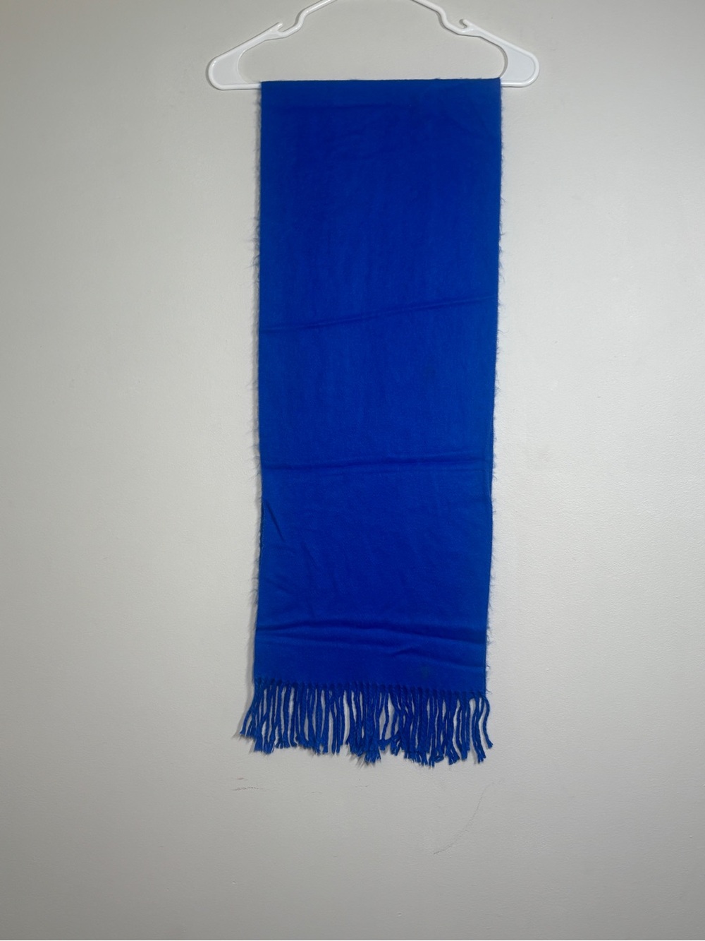 Berkshire Bright Blue Fringed Scarf